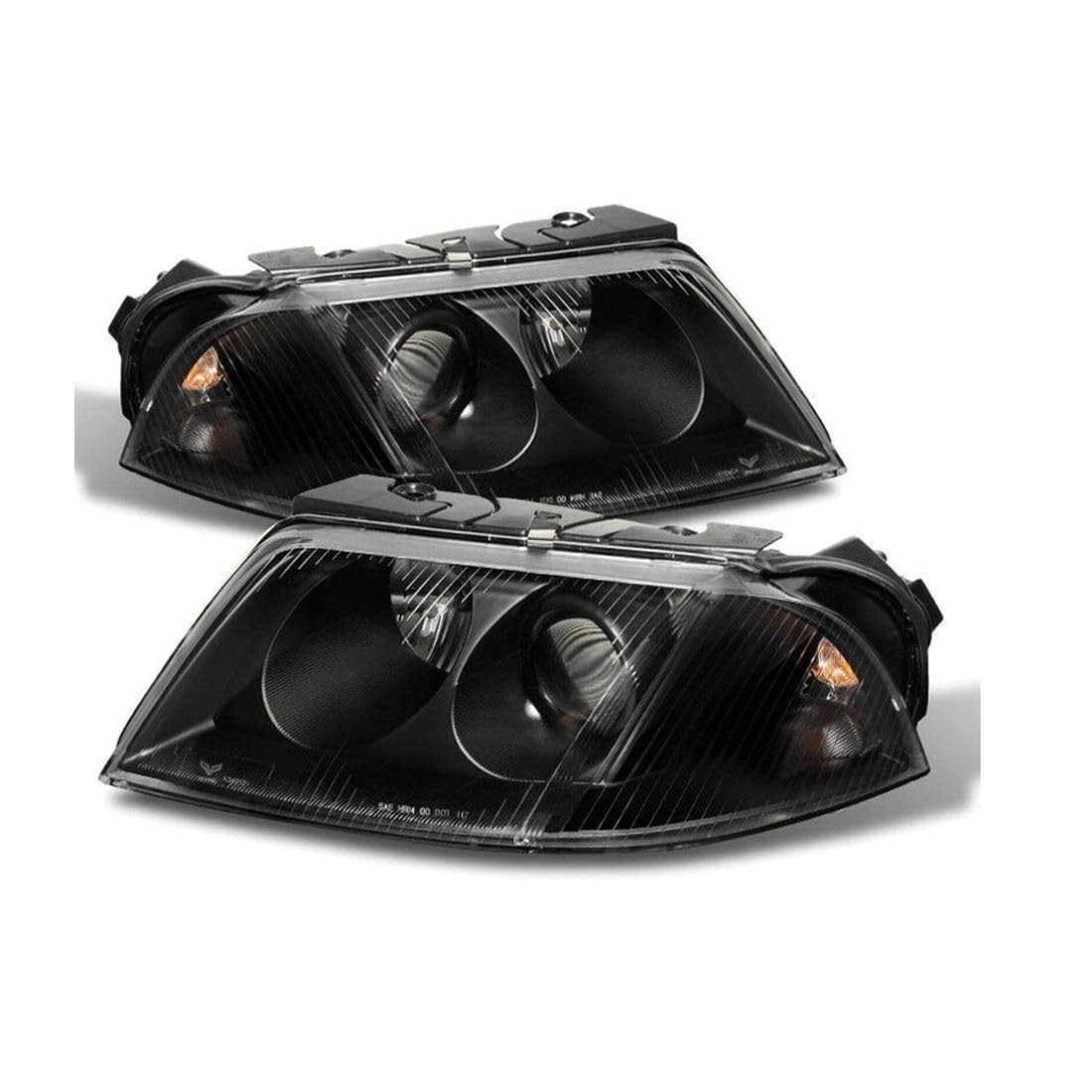 Headlight Front Black Housing for Volkswagen Passat 2001-2005
