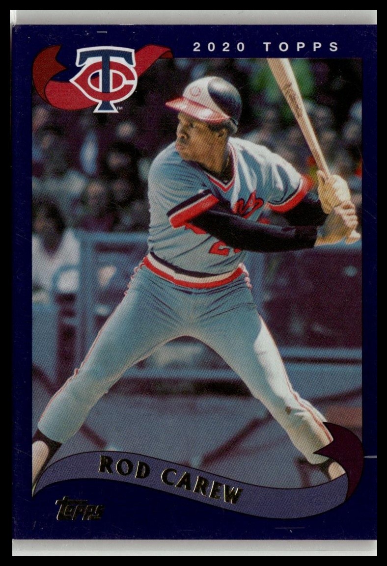2020 Topps Archives #233 Rod Carew Purple #/175 2020 Topps Archives #233 Rod Carew Purple #/175