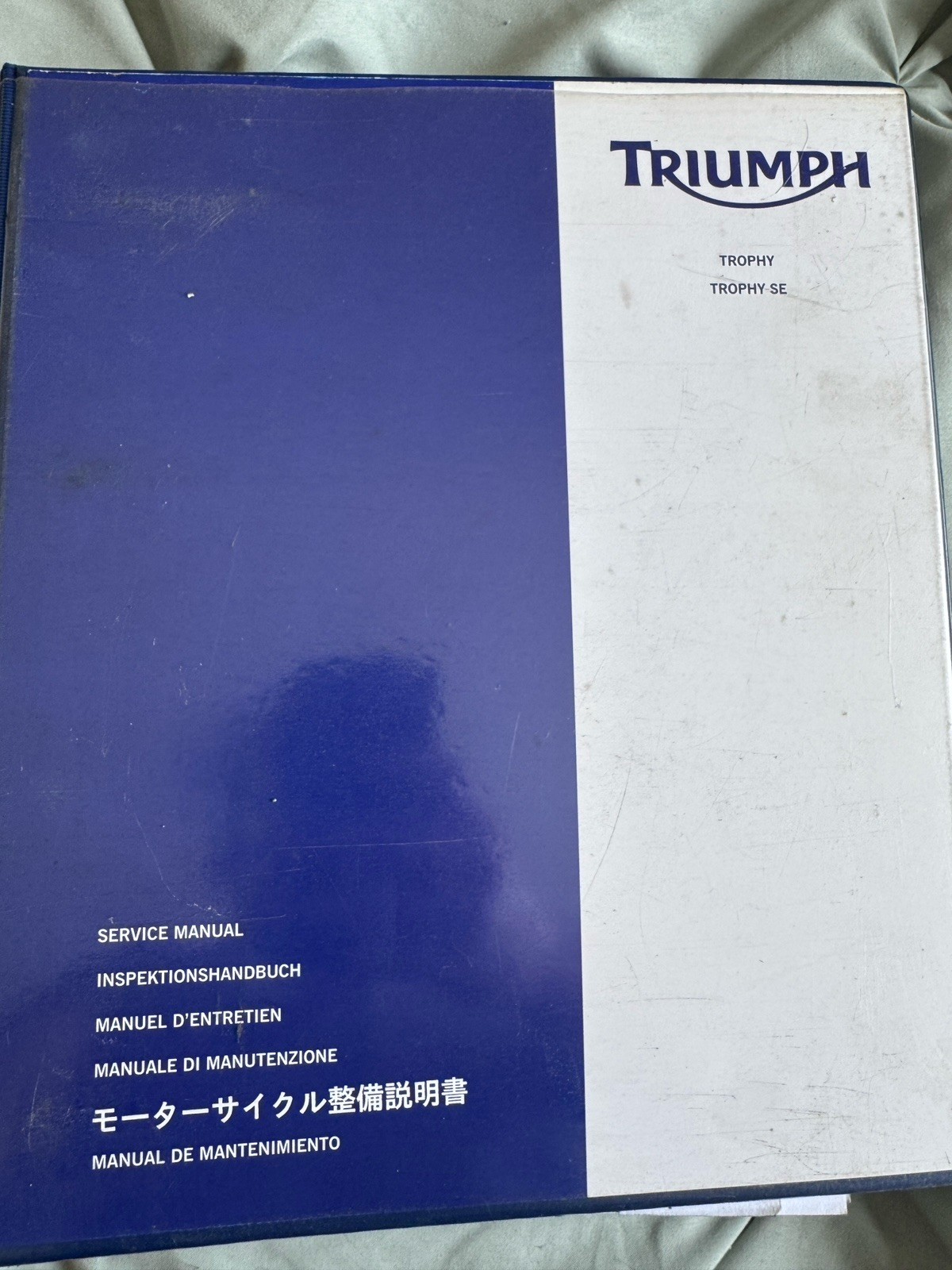 2012 Triumph Trophy Service Manual OEM Factory Book 2012 Triumph Trophy Service Manual OEM Factory Book