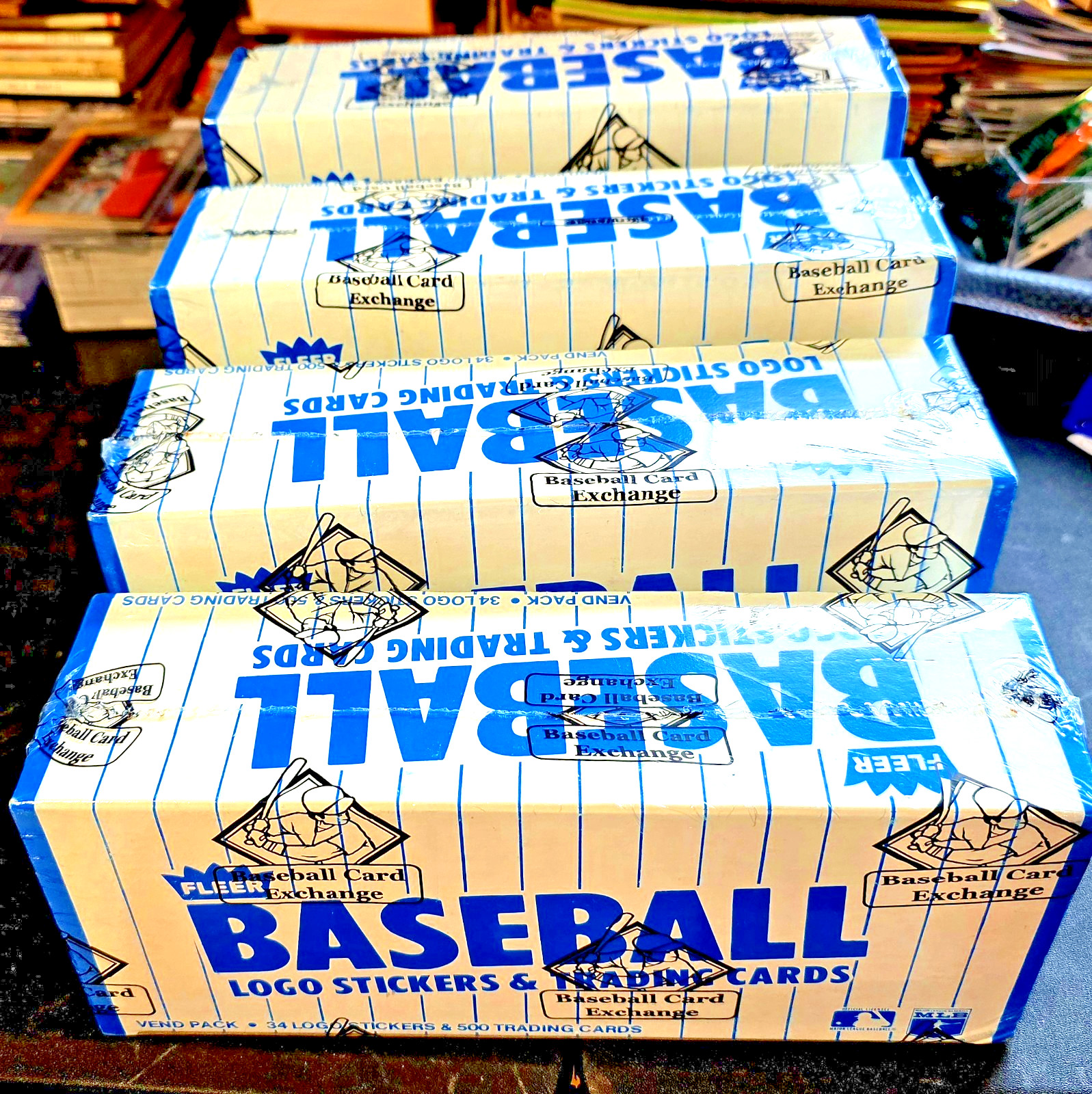 1985 FLEER BASEBALL VENDING BOX - BBCE Sealed  ROOKIES Clemens, Puckett, more