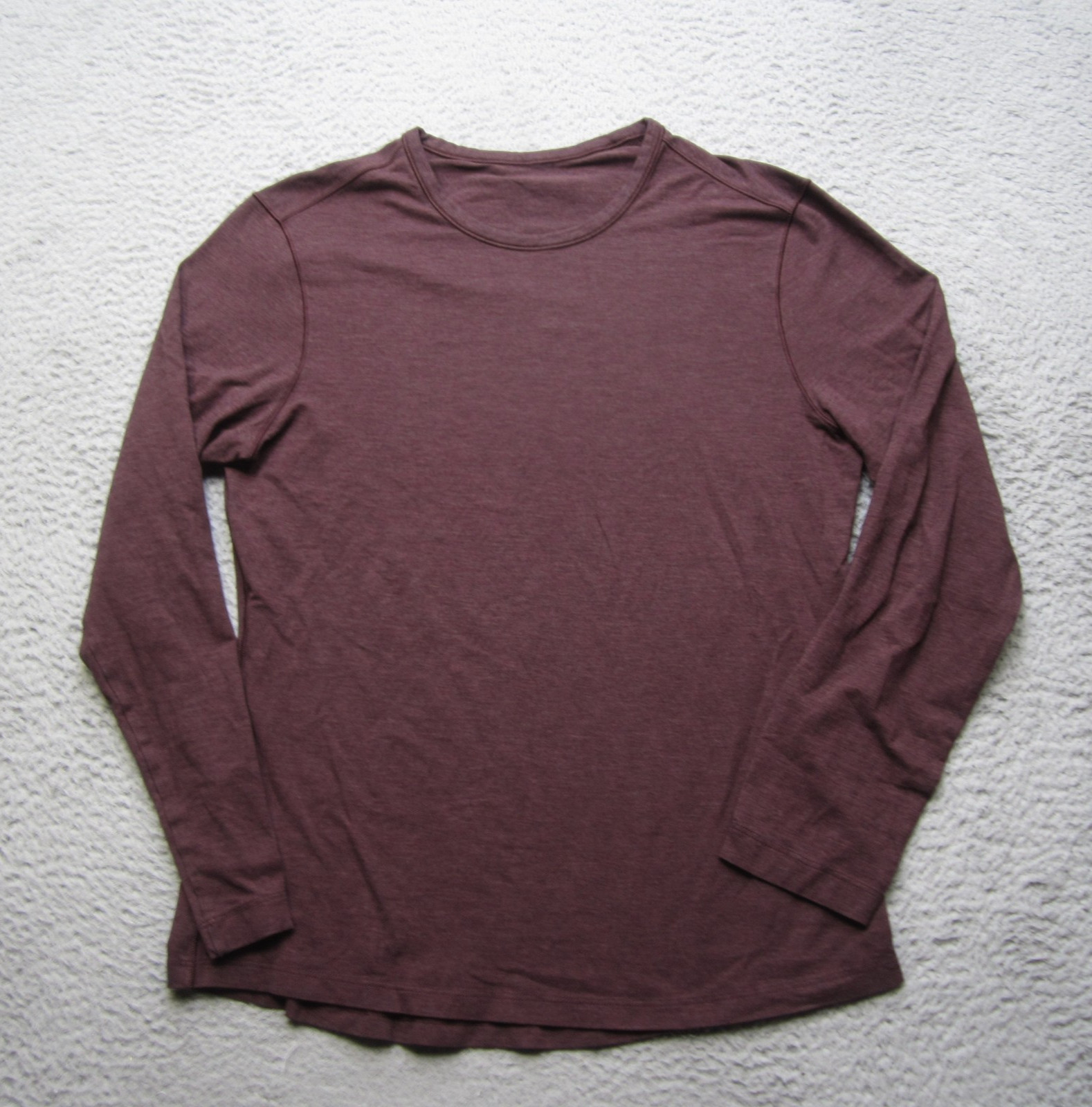 Lululemon Shirt Mens L Purple Long Sleeve Crewneck Athletic Lightweight 