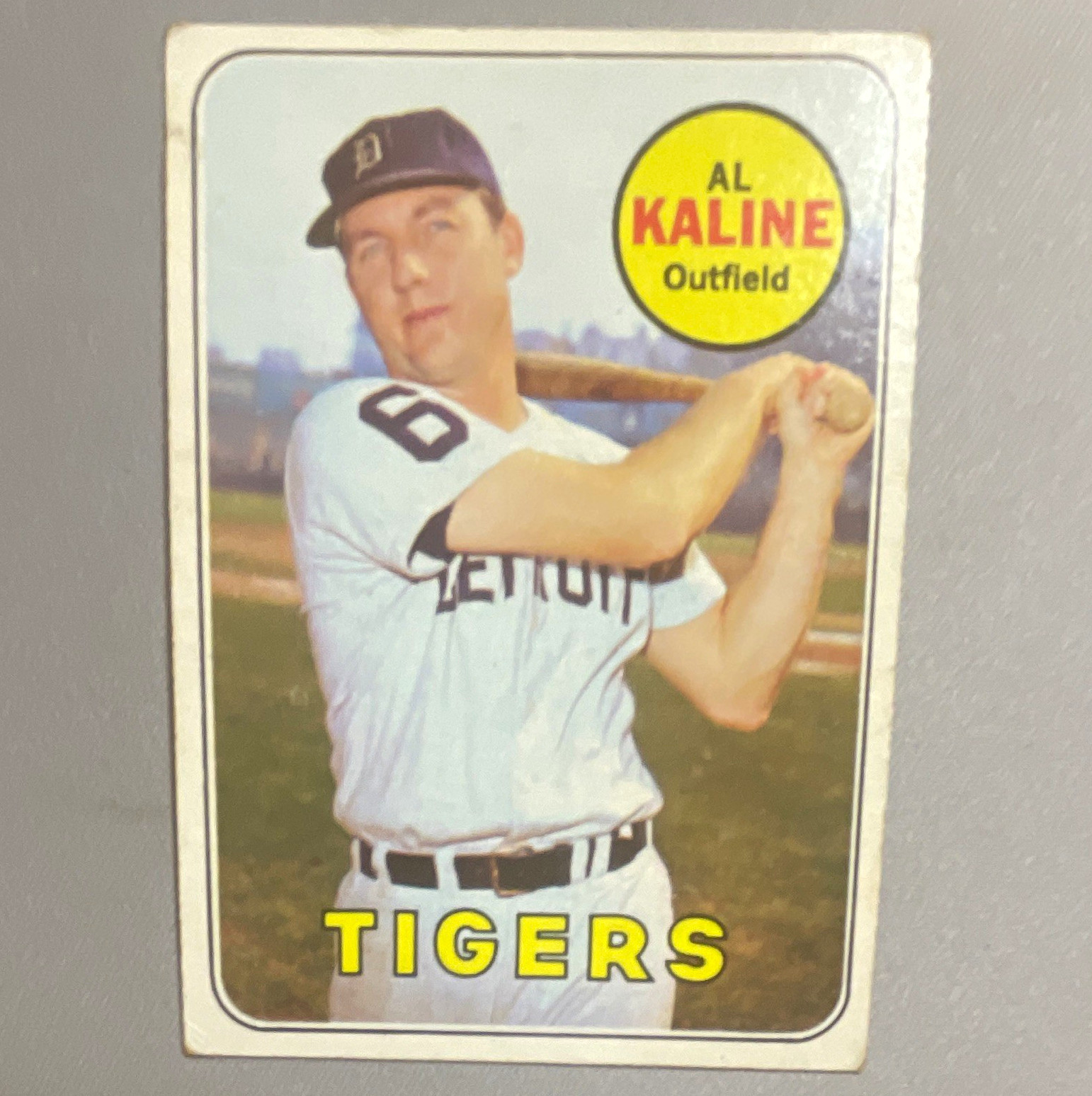 Topps 1969 Al Kaline Detroit Tigers Base Set #410 Baseball Card Topps 1969 Al Kaline Detroit Tigers Base Set #410 Baseball Card