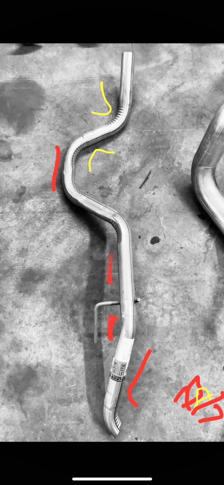 Exhaust Tail Pipe Walker 45378 fits 93-95 Jeep Grand Cherokee 4.0L-L6