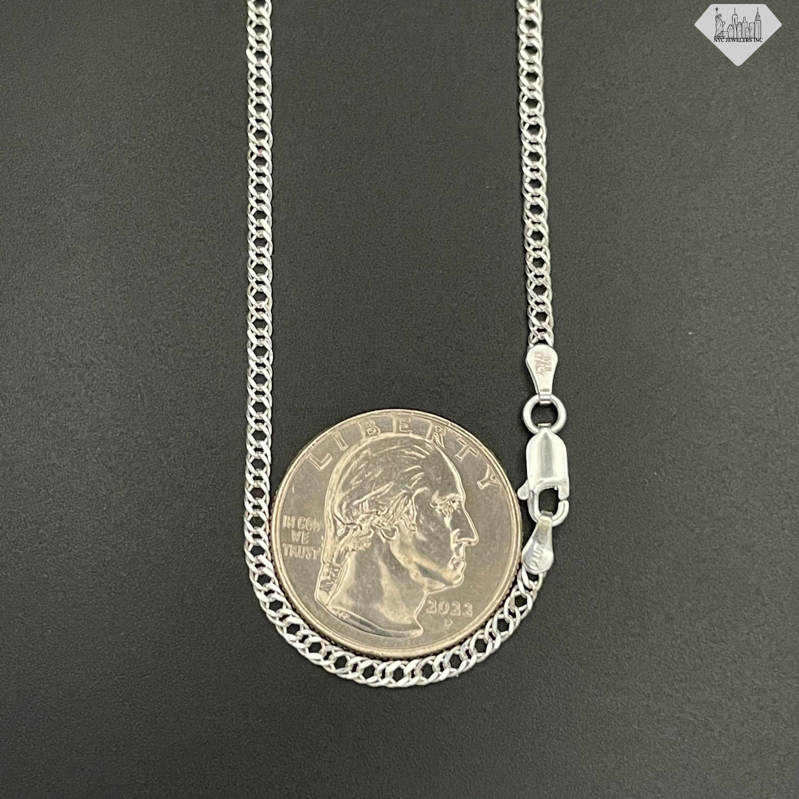 Italian Solid Sterling Silver Double Link Chain Necklace 925 Silver Chain UNISEX Italian Solid Sterling Silver Double Link Chain Necklace 925 Silver Chain UNISEX