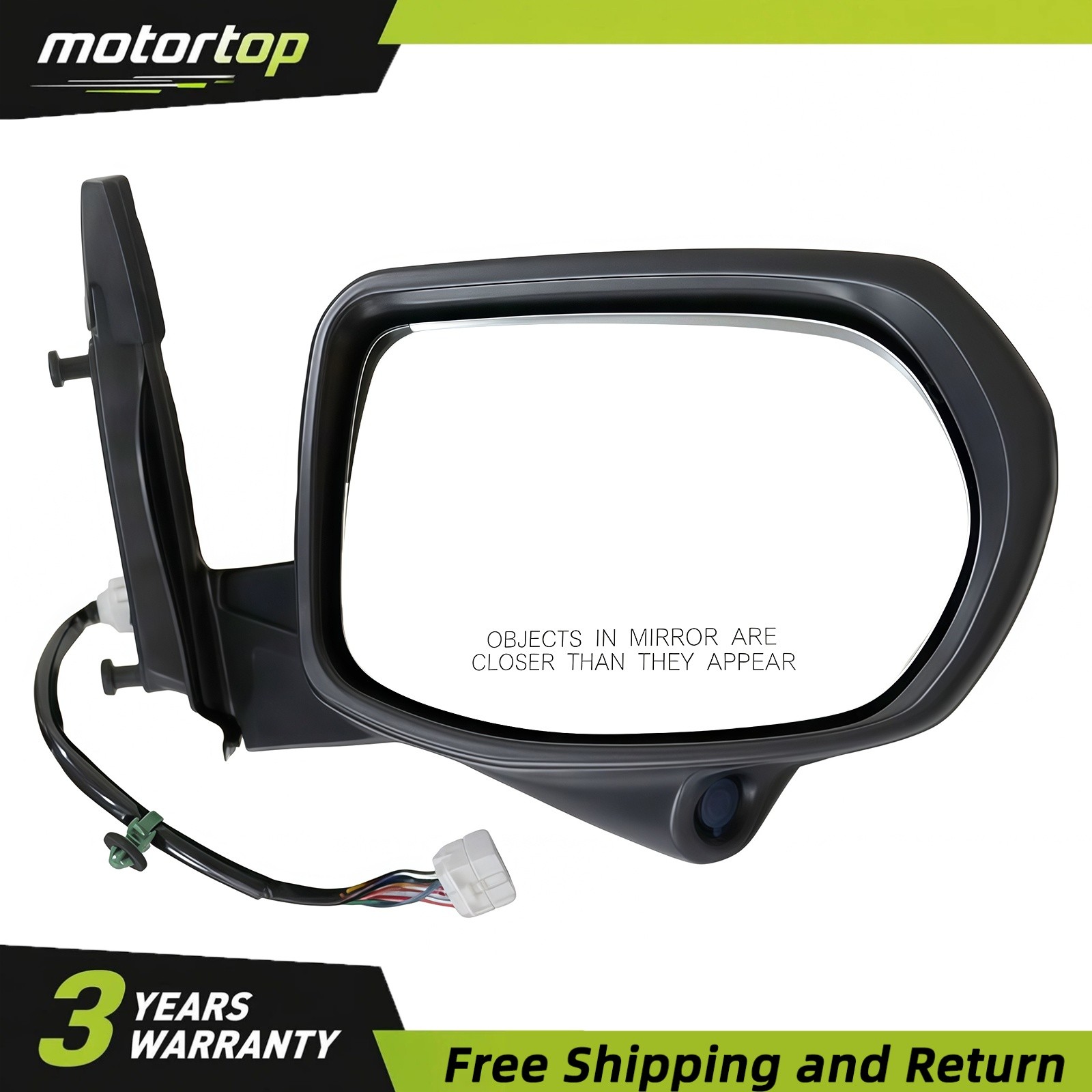 For 2015 2016 Honda CR-V Right RH Mirror Power/Heated EX-L W/ Lanewatch Camera