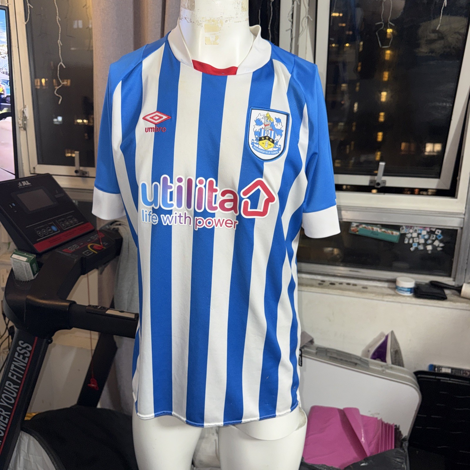 Diarra/Huddersfield Town 2022/23 Home Shirt, Medium, VGC sku0122 Diarra/Huddersfield Town 2022/23 Home Shirt, Medium, VGC sku0122