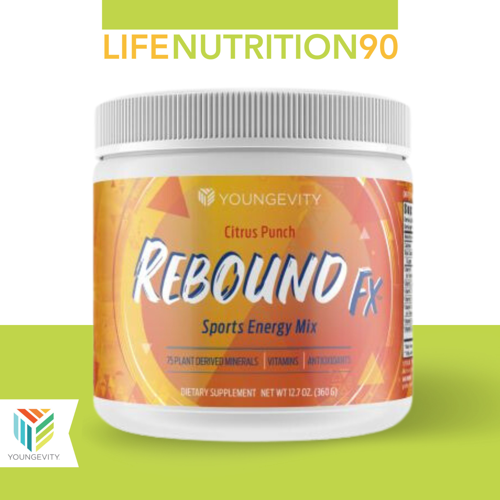 Youngevity Rebound FX / Sports Energy Mix - 360g Canister Youngevity Rebound FX / Sports Energy Mix - 360g Canister