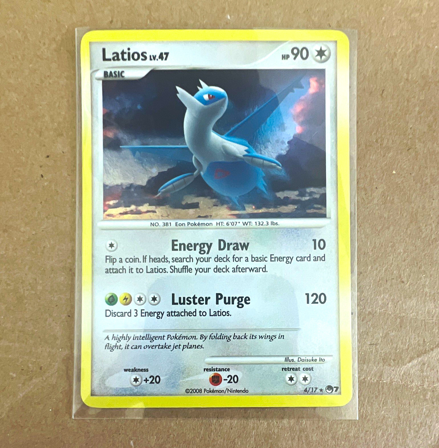 The Pokémon Company Latios 4/17 POP Series 7 Promo Rare Regular 90 HP EN 2008