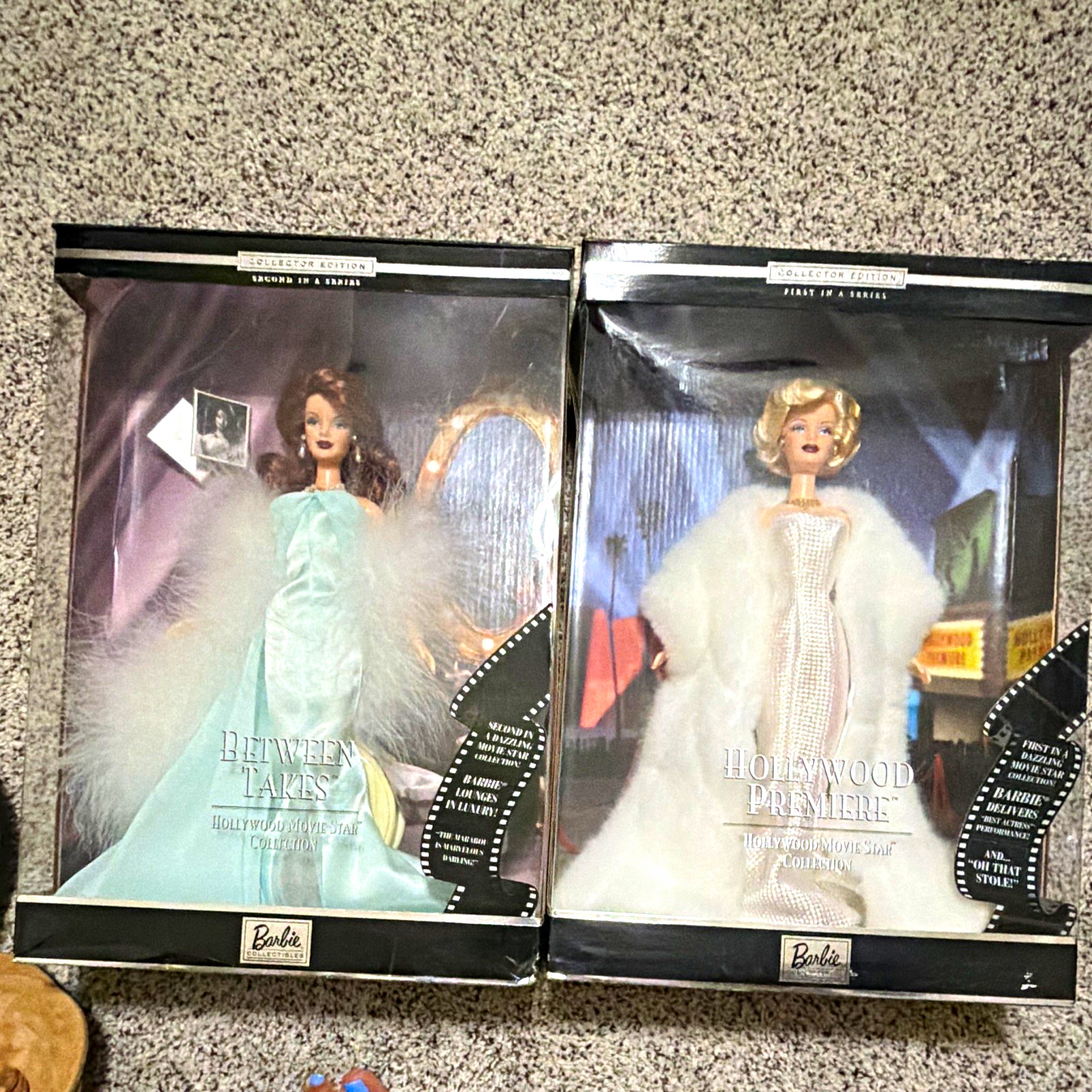 Mattel Barbie Hollywood Movie Star 2 Doll Lot Between Takes/Hollywood Premiere