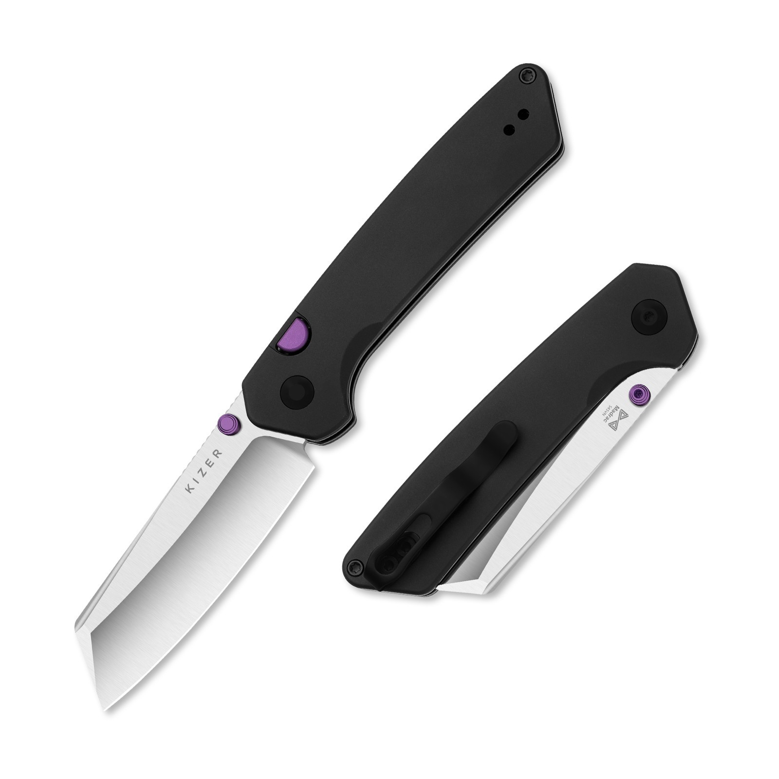 Kizer Madrac EDC Folding Pocket Knife S45VN Blade Aluminum Handle Ki3693A2