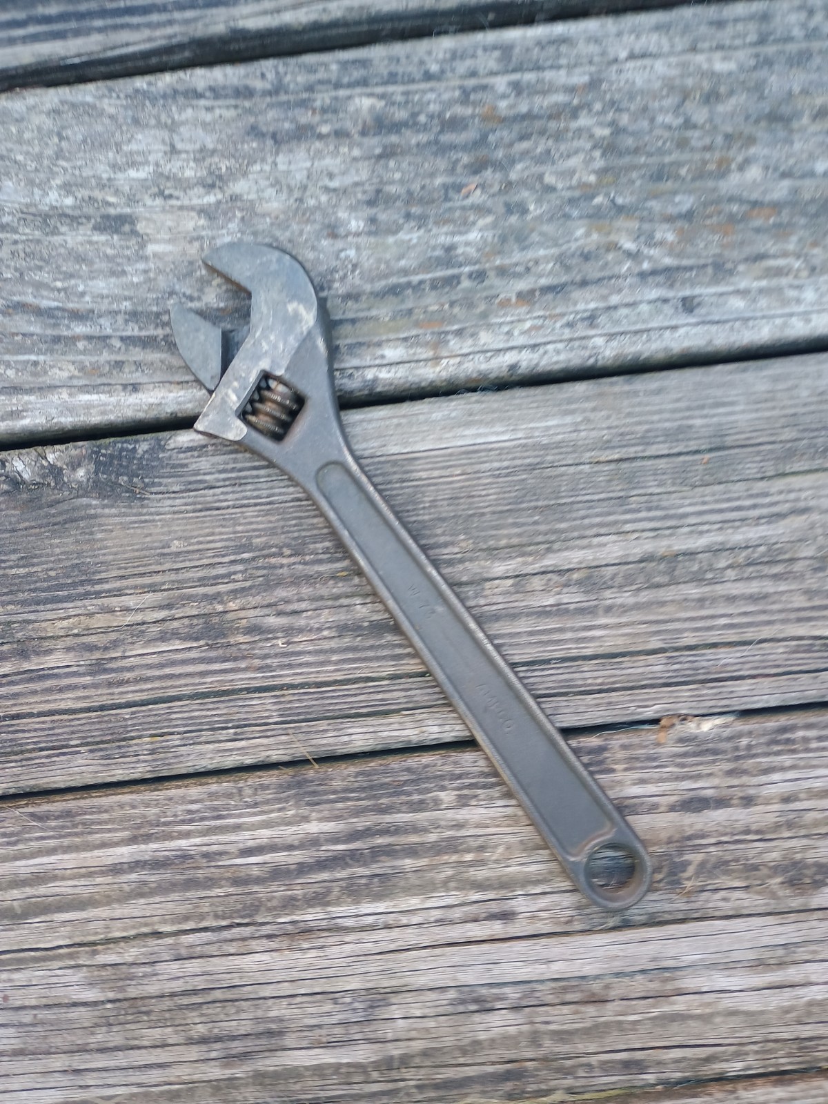 Vintage AMPCO Adjustable Wrench 12\
