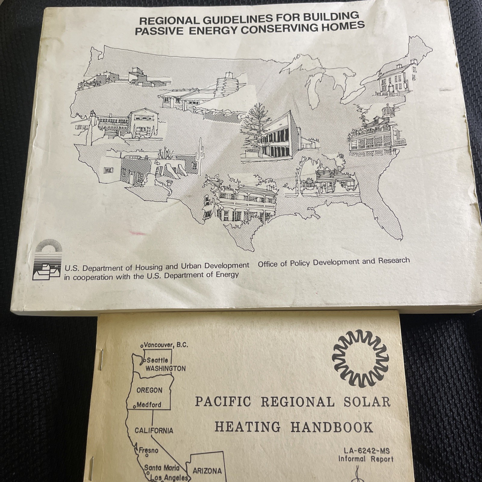 Vintage 1970s Solar Design Book Lot - Passive Energy & Pacific Heating Guides