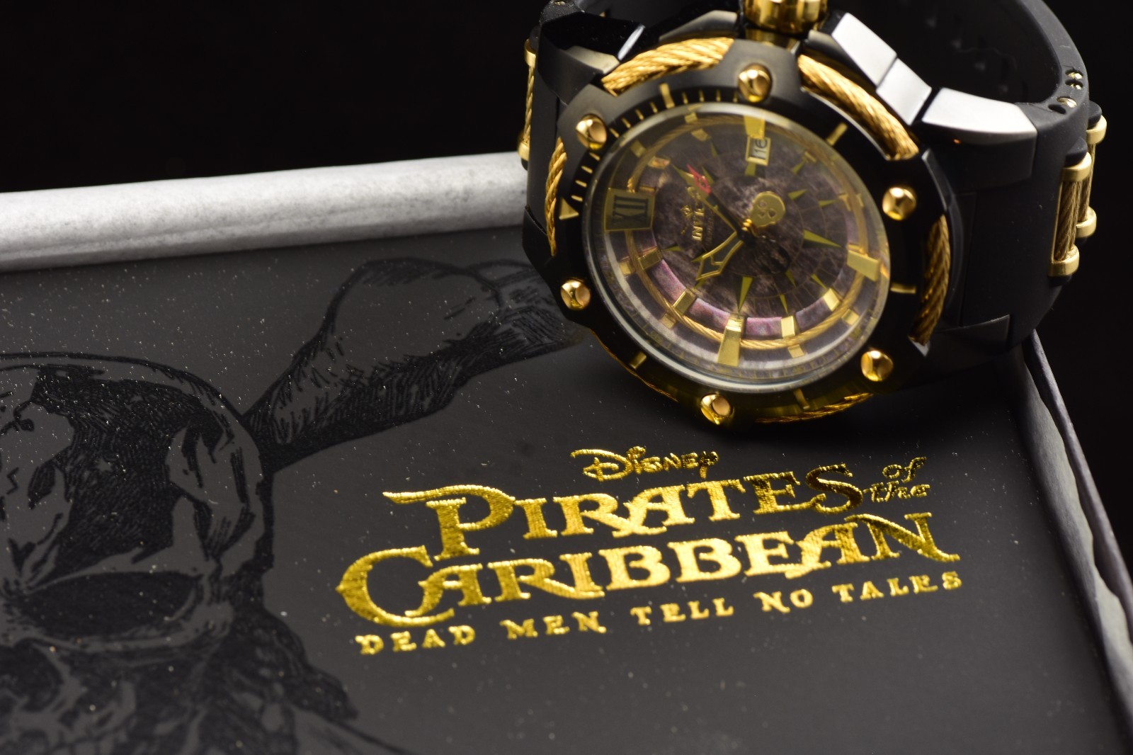 Invicta Disney Limited Ed Pirates of Caribbean 0396/4000 Automatic Mens Watch