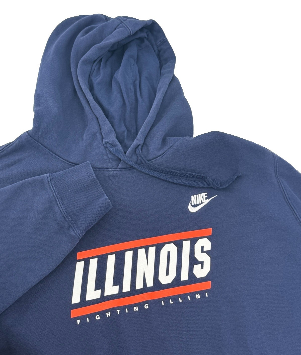 Nike University Of Illinois Men’s Hoodie Blue Fighting Illini XXL Nike University Of Illinois Men’s Hoodie Blue Fighting Illini XXL