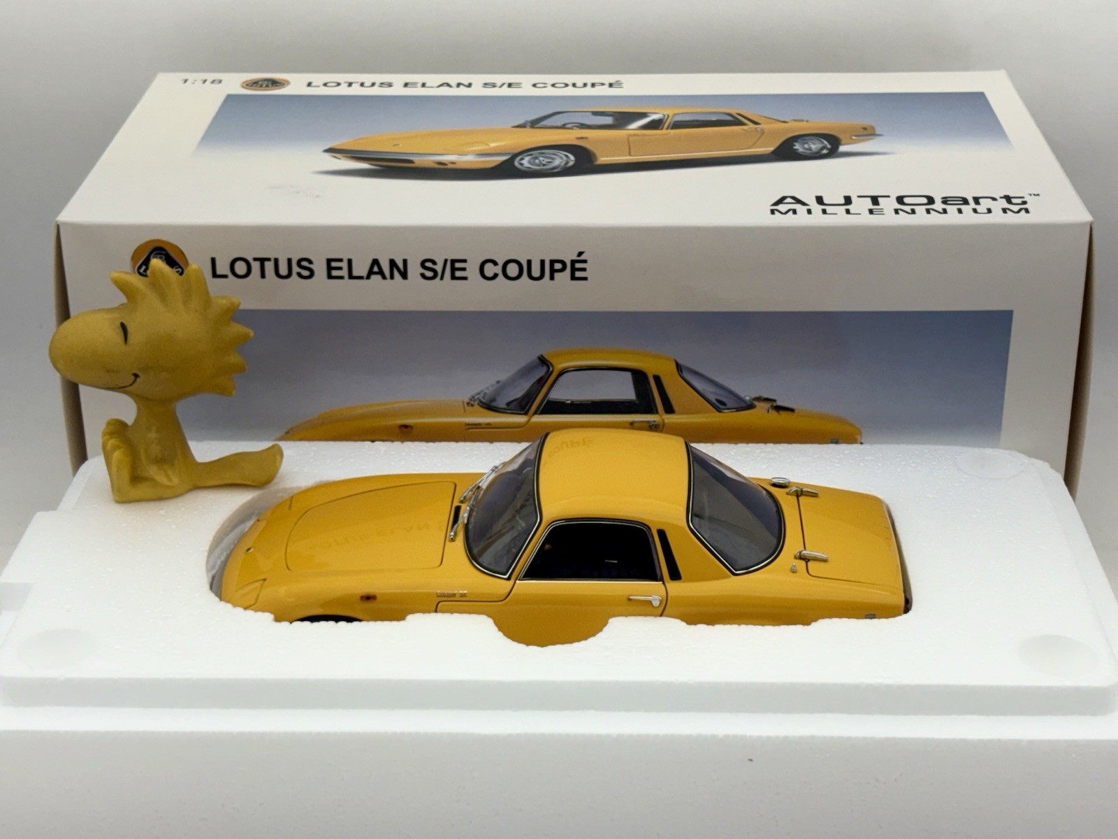 1:18 AUTOart Millennium Lotus Elan Coupe S/E S3 1966 Yellow 75352