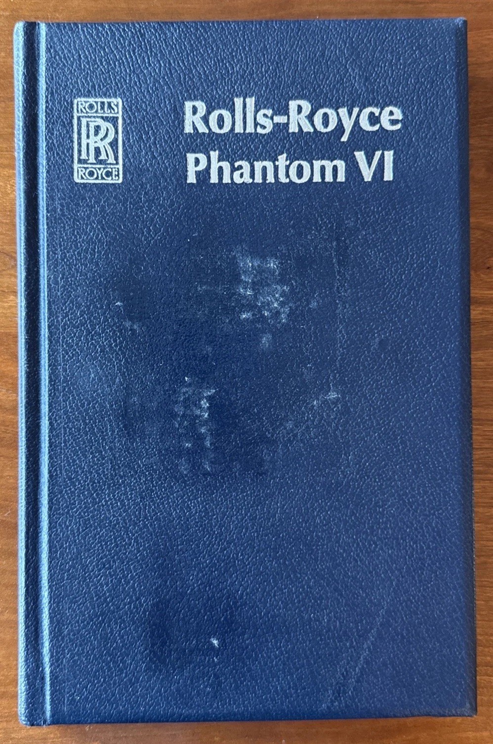 Rolls-Royce Phantom VI 1968 Manual Handbook - Factory Chassis PRH4555 Build Slip
