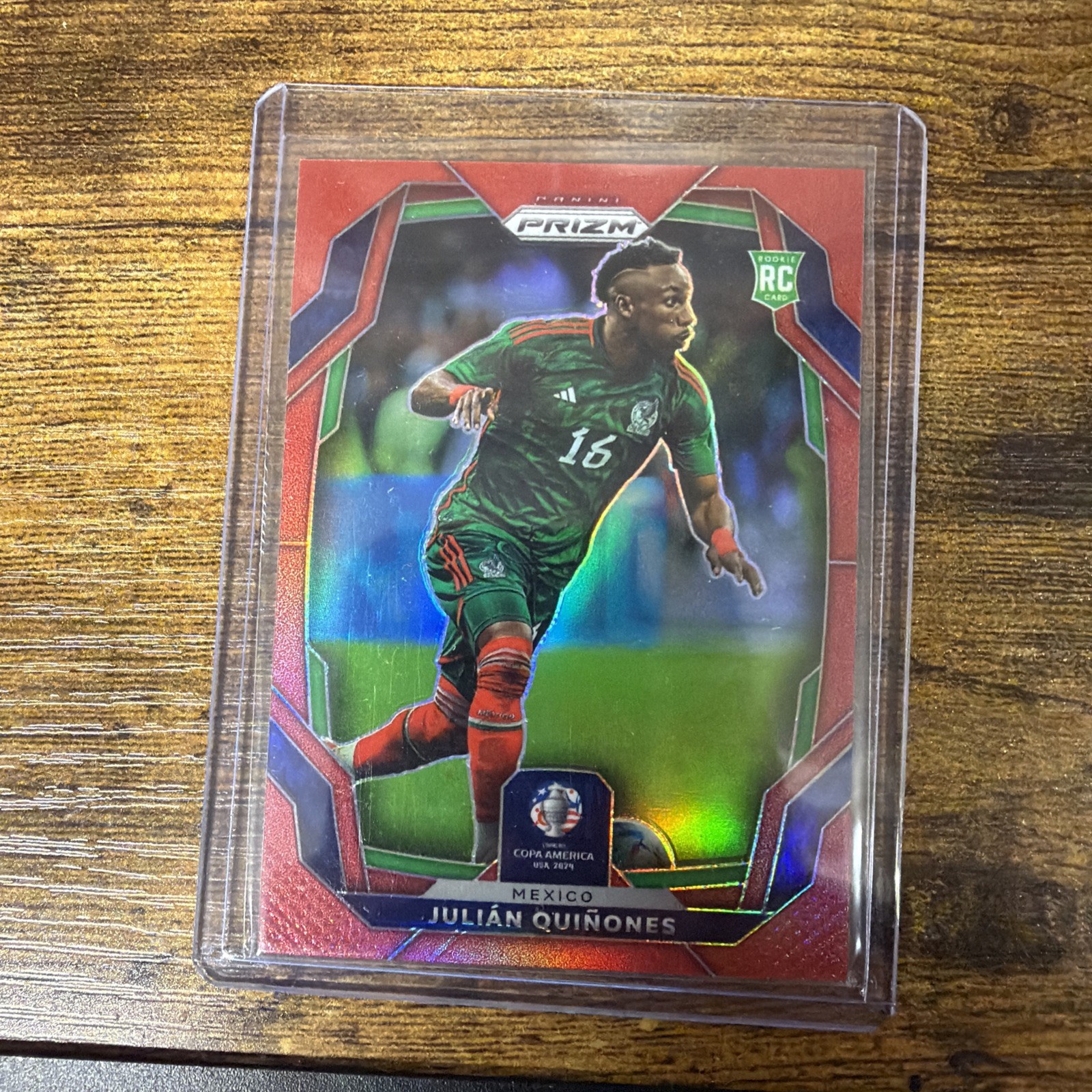2024 PANINI PRIZM COPA AMERICA JULIAN QUINONES RC 142/199 red   NO. 140