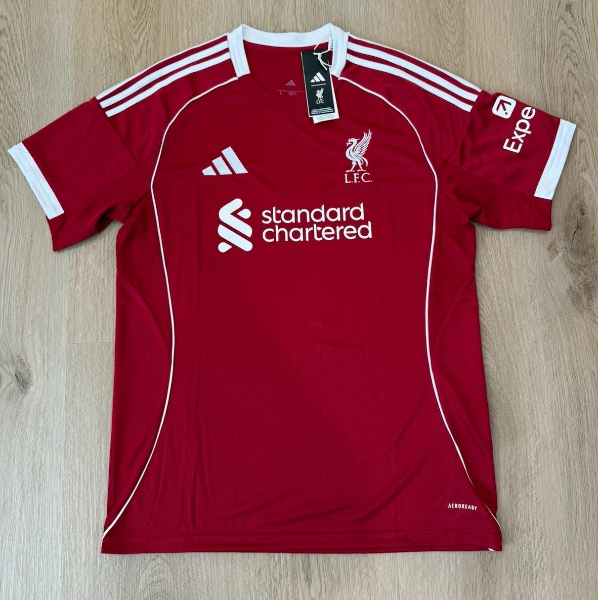 adidas Liverpool 2025/26 Home Soccer Jersey Shirt Men’s L JV6423 NWT LFC EPL adidas Liverpool 2025/26 Home Soccer Jersey Shirt Men’s L JV6423 NWT LFC EPL