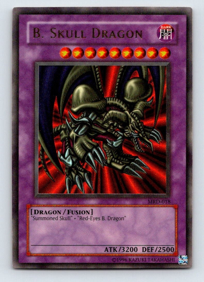 2002 Yu-Gi-Oh Metal Raiders B. Skull Dragon #MRD-018 2002 Yu-Gi-Oh Metal Raiders B. Skull Dragon #MRD-018