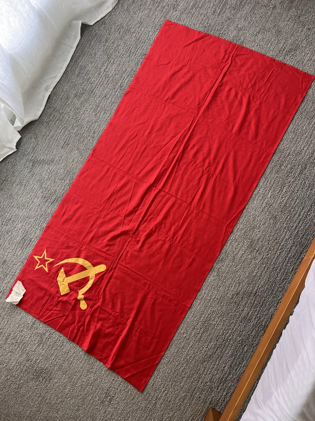 1990 Soviet Union USSR FLAG. CCCP Original Vintage Soviet Utilitarian Deadstock 1990 Soviet Union USSR FLAG. CCCP Original Vintage Soviet Utilitarian Deadstock