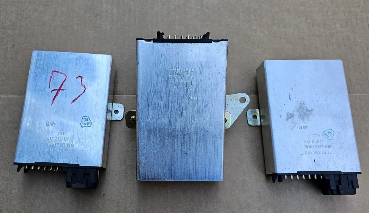 3x Mercedes W126 Tempomat Cruise Control Module Amplifier 0055450532 3x Mercedes W126 Tempomat Cruise Control Module Amplifier 0055450532