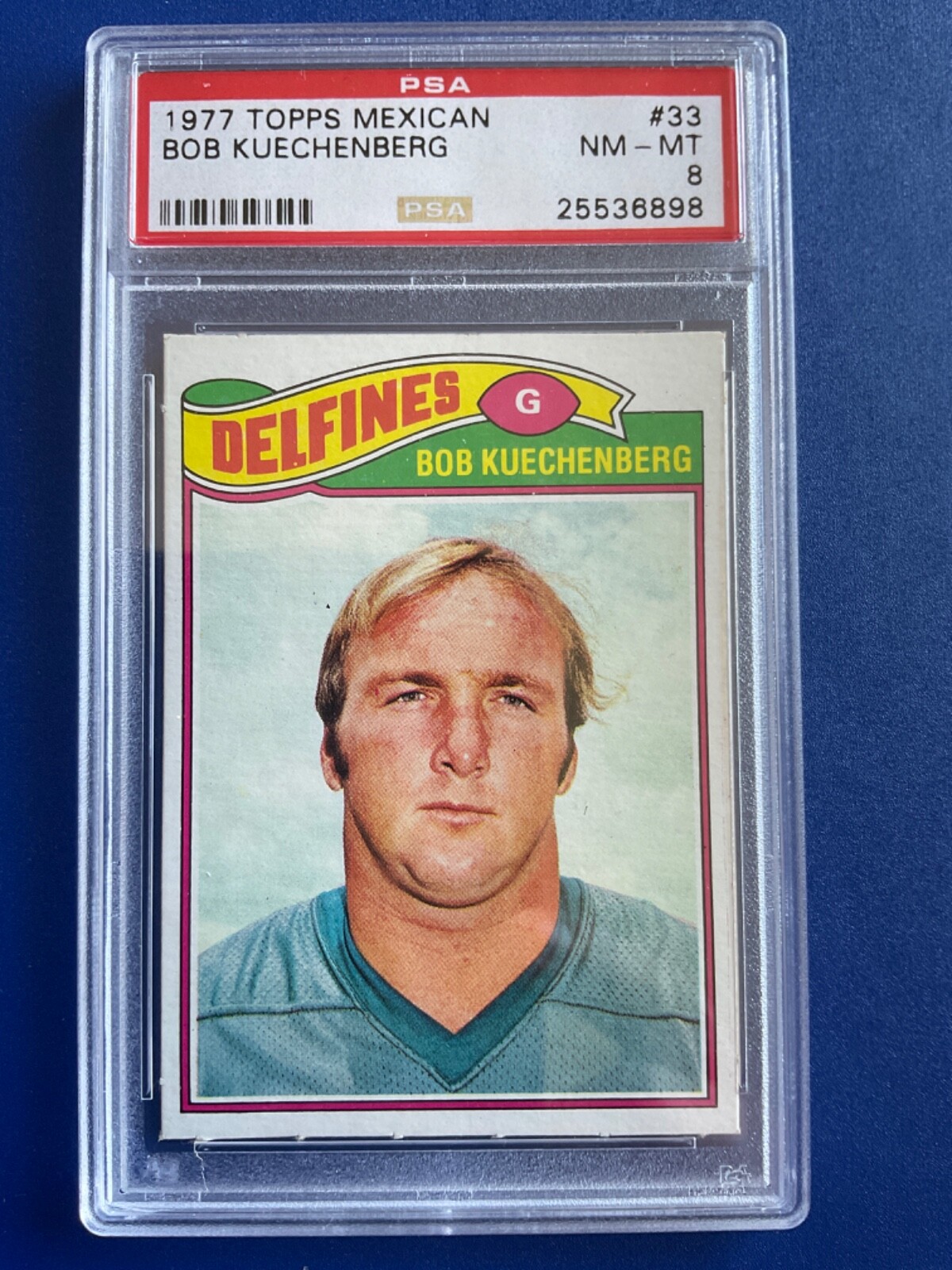 Variety of 1977 Topps MEXICAN graded football cards