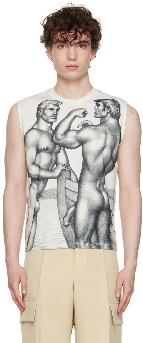 JW Anderson Off-White Tom Of Finland Tank Top - Size M