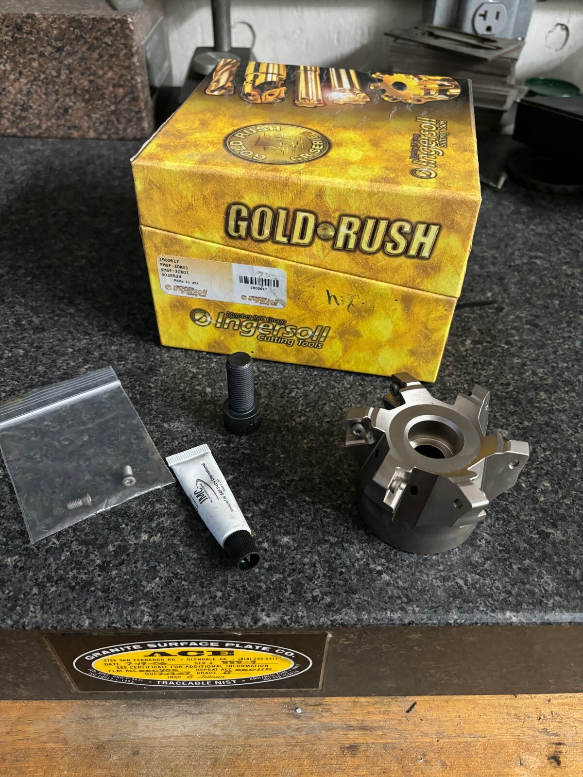 INGERSOLL Cutting Tools - Gold Rush - 5M6P- 30R01 GoldQuadXXX Face Mill 