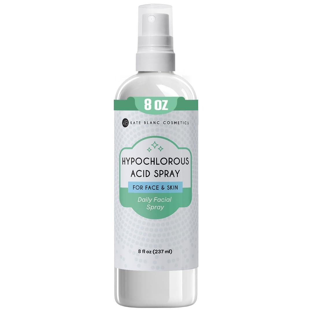 Kate Blanc Cosmetics Hypochlorous Acid Spray for Face, Skin, and Body, 8oz Kate Blanc Cosmetics Hypochlorous Acid Spray for Face, Skin, and Body, 8oz