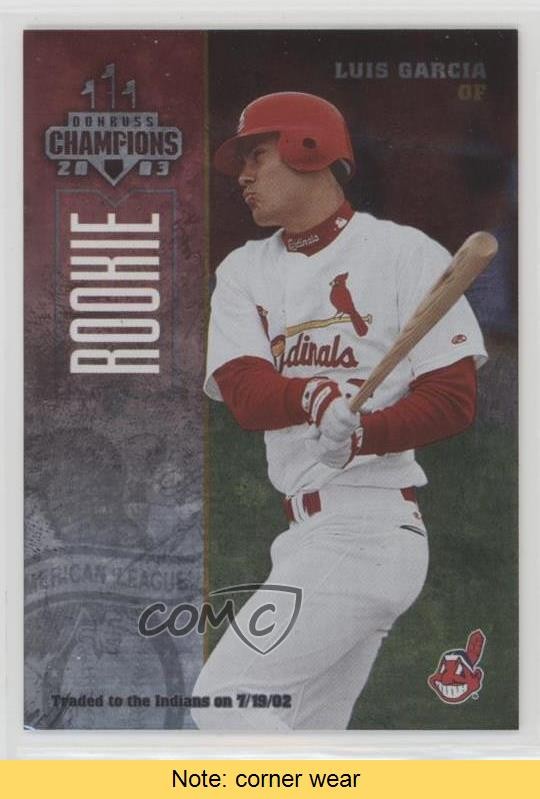 2003 Donruss Champions Rookie Metalized 13/100 Luis Garcia #83 READ 0lm