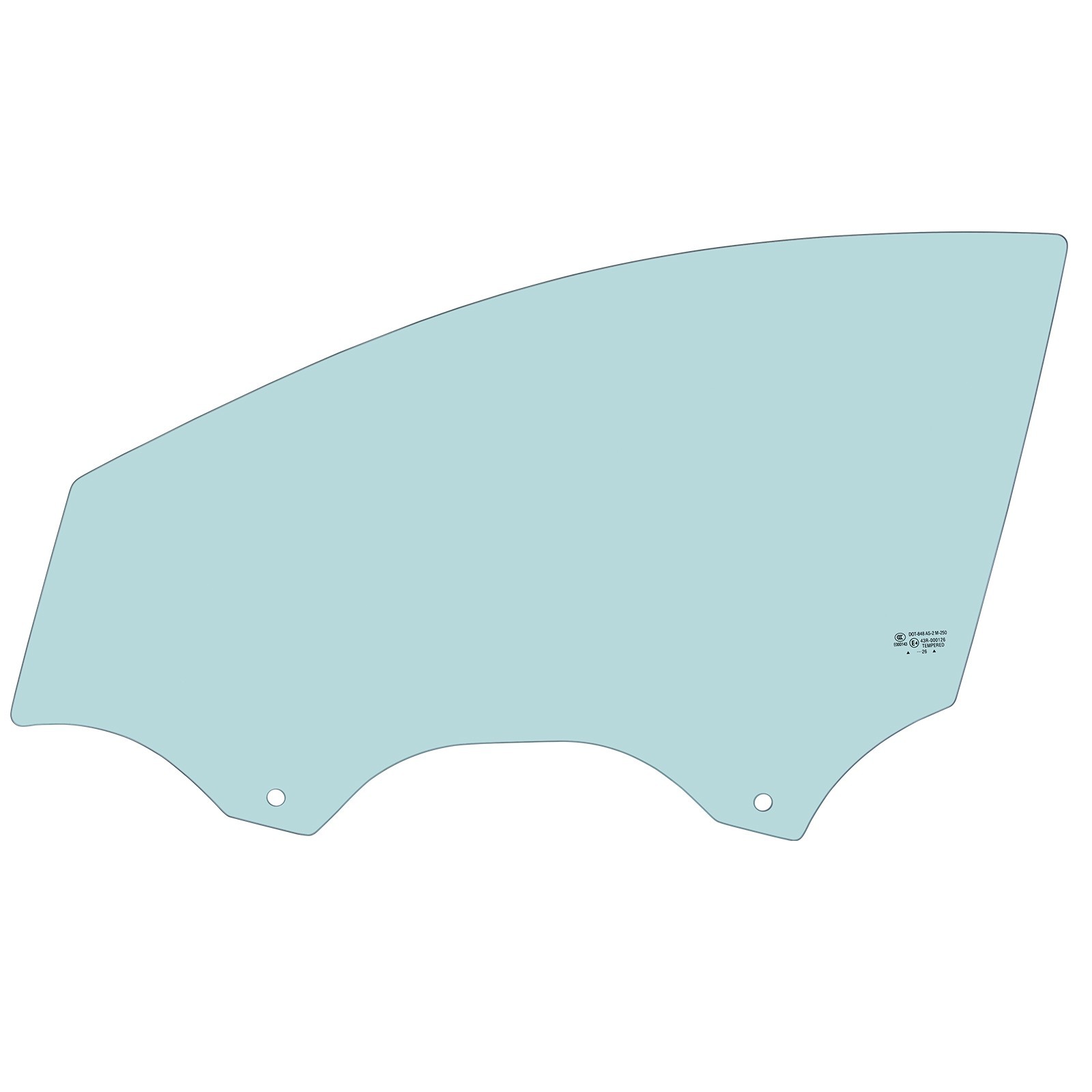 Fits 2016-2025 Chevrolet Malibu Driver Side Front Door Window Glass Tempered
