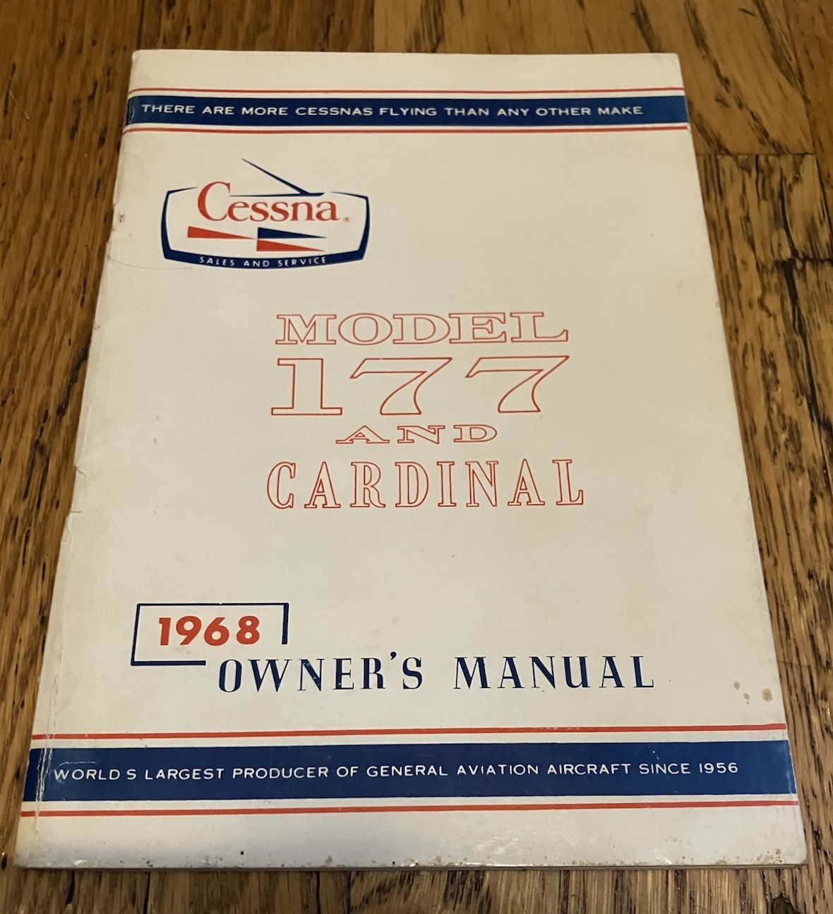 1968 Cessna Model 177 and Cardinal Owner\'s Manual Used Vintage Original 1968 Cessna Model 177 and Cardinal Owner\'s Manual Used Vintage Original