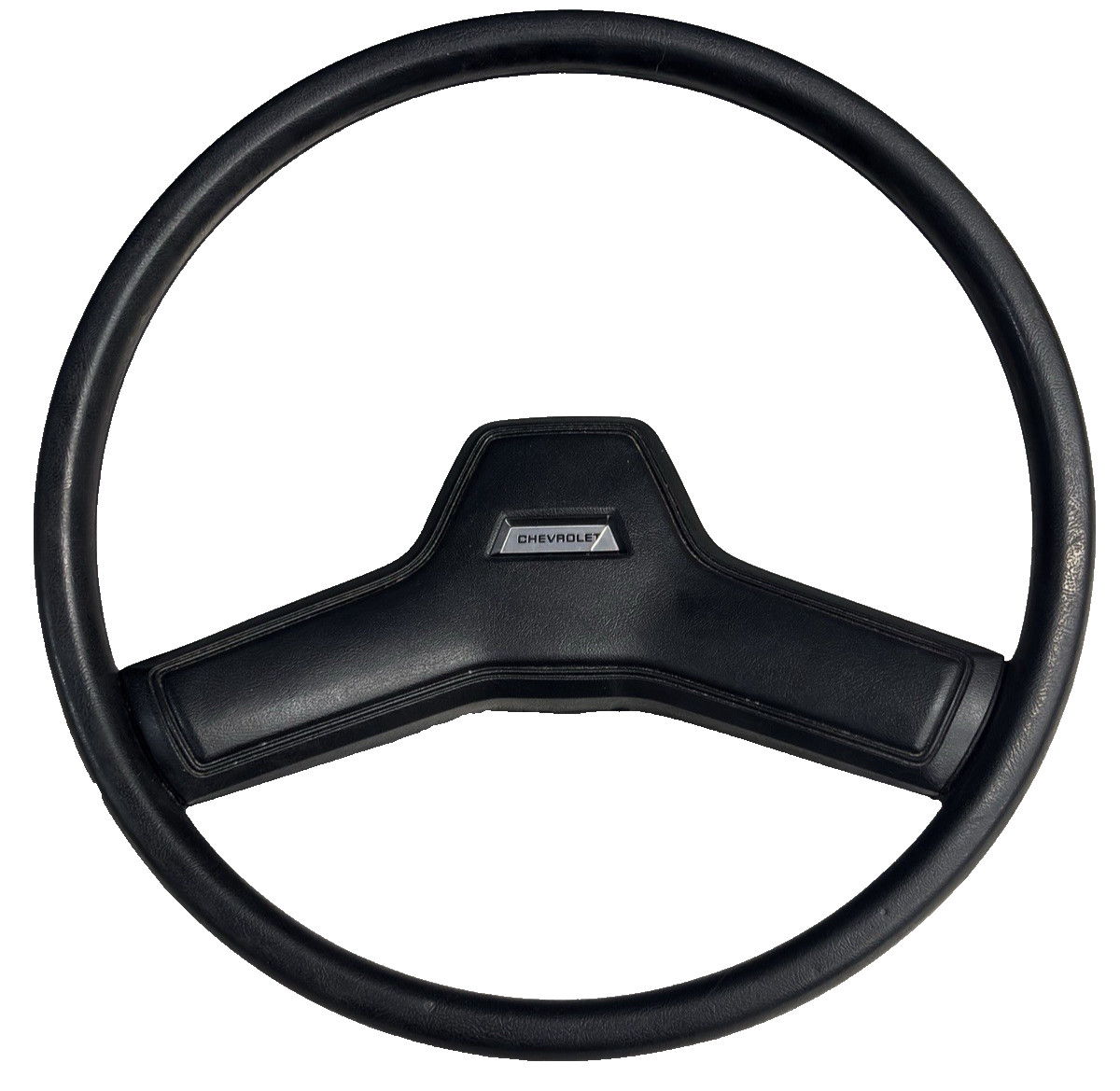84-89 Chevy G20 Van GMC Vandura Steering Wheel W/Chevrolet Horn Button OEM