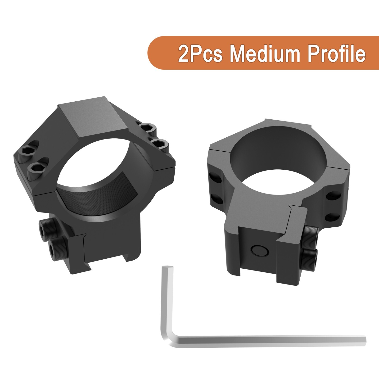 30mm Scope Rings 3/8 Dovetail Middle/ High Profile .22 caliber Riflescope rings