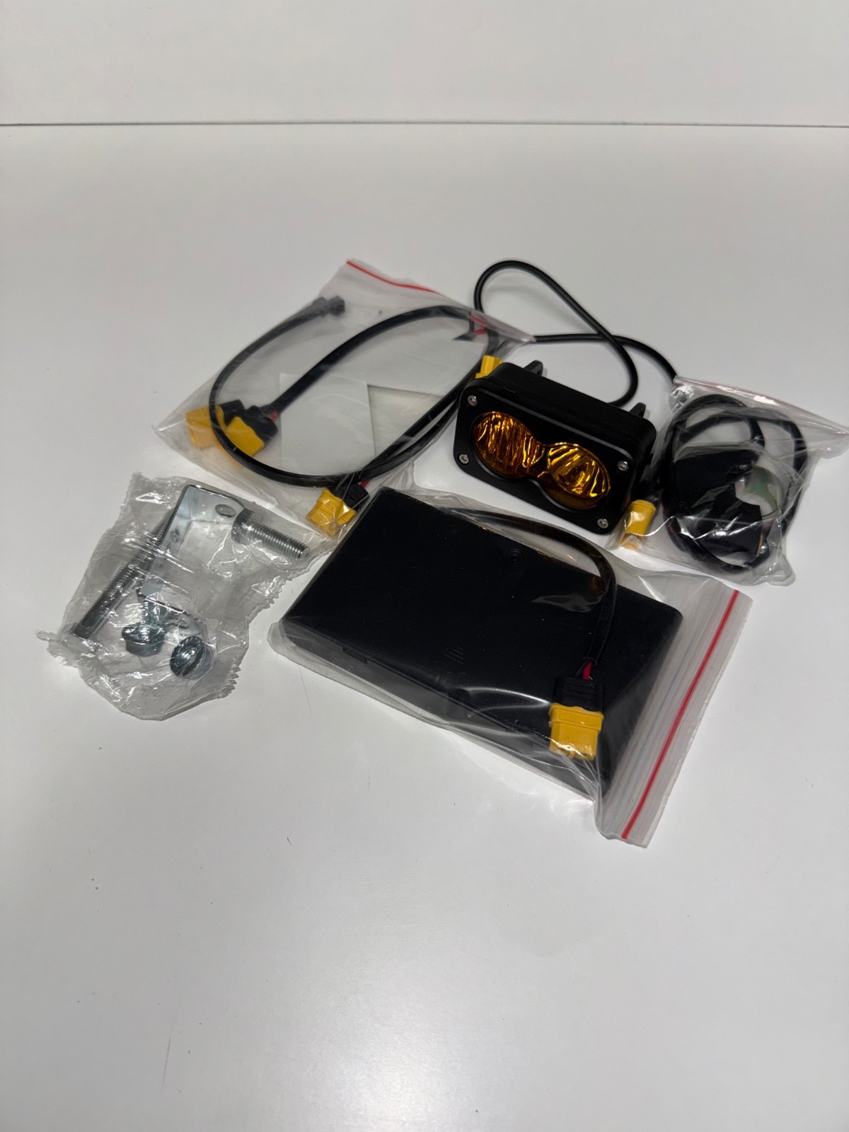 12V Amber Baja Light with Battery Pack for E-bike