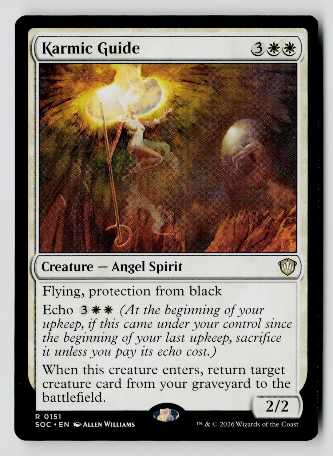 Karmic Guide 151 R MTG SOC NM