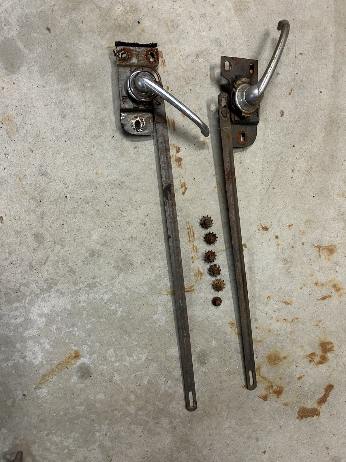 1937 1938 1939 Chevrolet Car Door Latch Remote Control Set Of 2 Left And Right