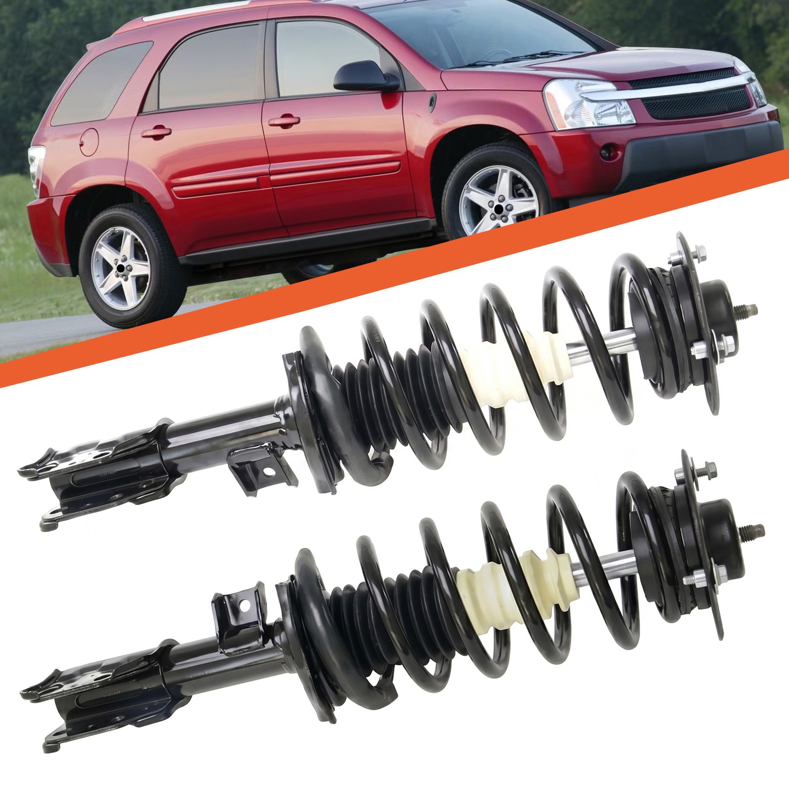 Front Pair Shock Struts Assembly For Chevy Equinox Pontiac Torrent 172210 172209