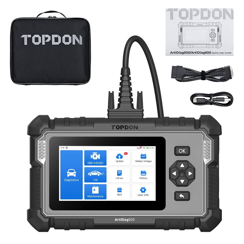 2026 TOPDON AD500 OBD2 Scanner Engine ABS SRS SAS TPMS Diagnostic Tool
