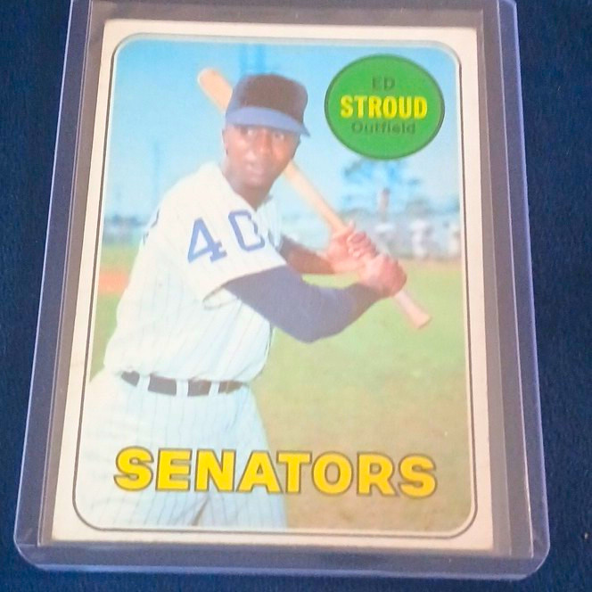 Topps 1969 Topps Ed Stroud #272 Washington Senators Topps MVP Baseball Card Topps 1969 Topps Ed Stroud #272 Washington Senators Topps MVP Baseball Card