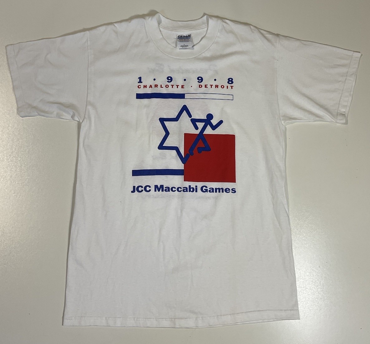 Vintage Detroit Maccabi Games T Shirt Sz L JCC Jewish Sports 90s Vintage Detroit Maccabi Games T Shirt Sz L JCC Jewish Sports 90s