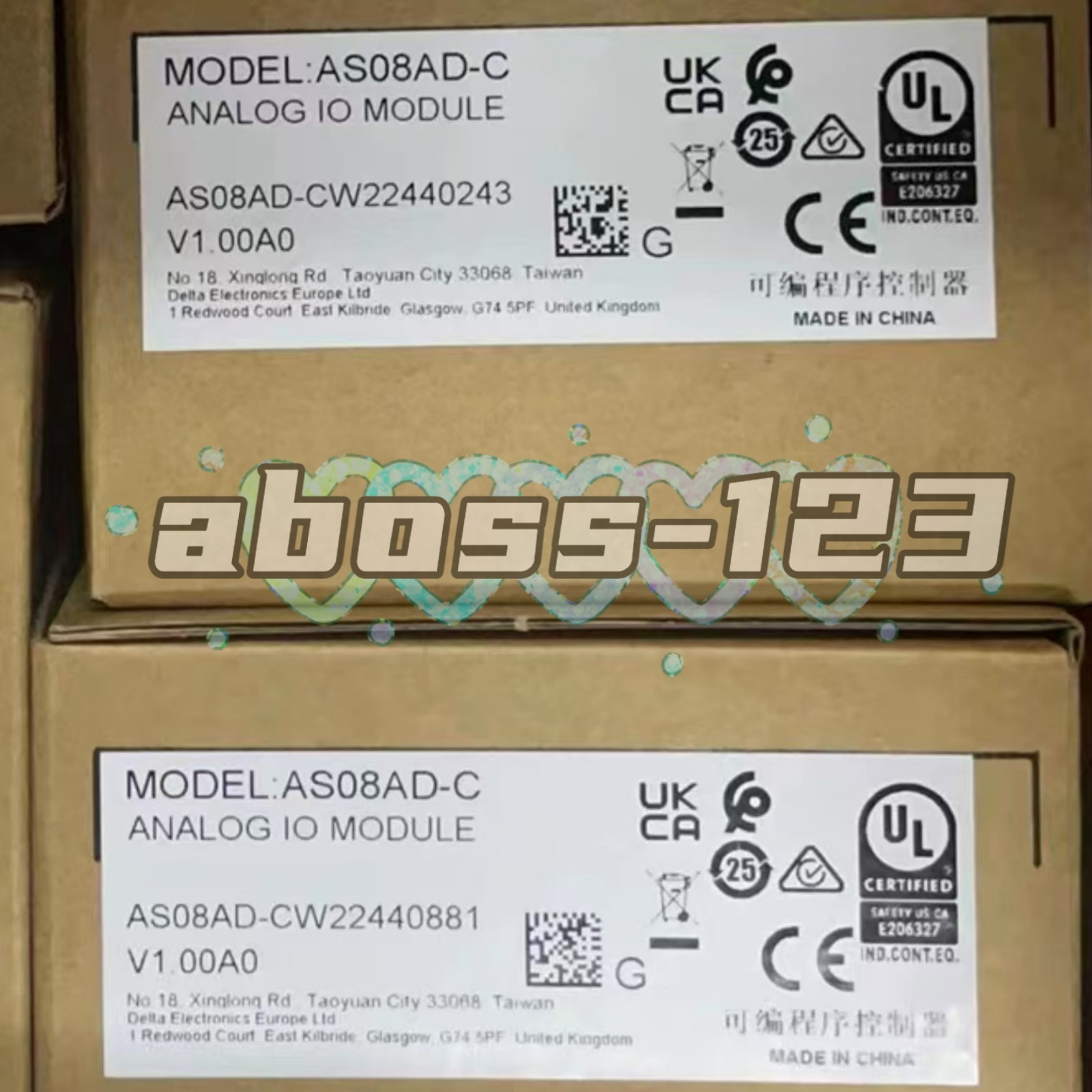 Delta AS08AD-C PLC Module #1pcs New In Box