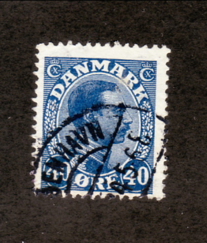 1922 Denmark #118 Used King Christian X 1922 Denmark #118 Used King Christian X