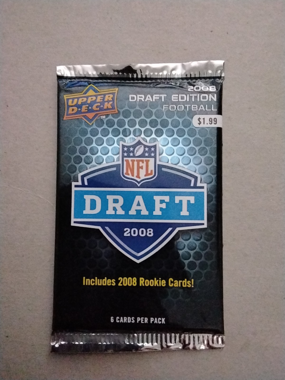 2008 Upper Deck DRAFT Edition NFL Football Pack (Untouched/Trusted Seller)