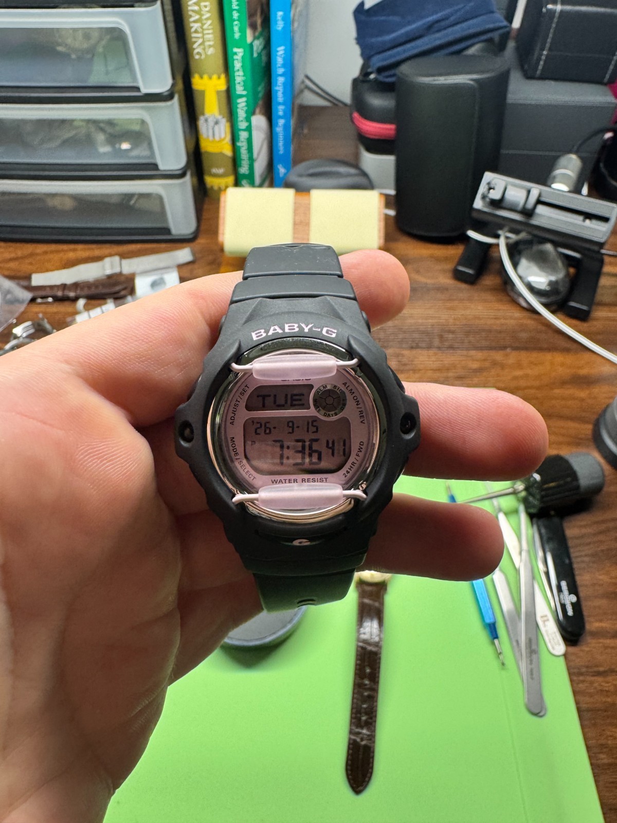 Casio Baby G (Black and Pink) Full Set