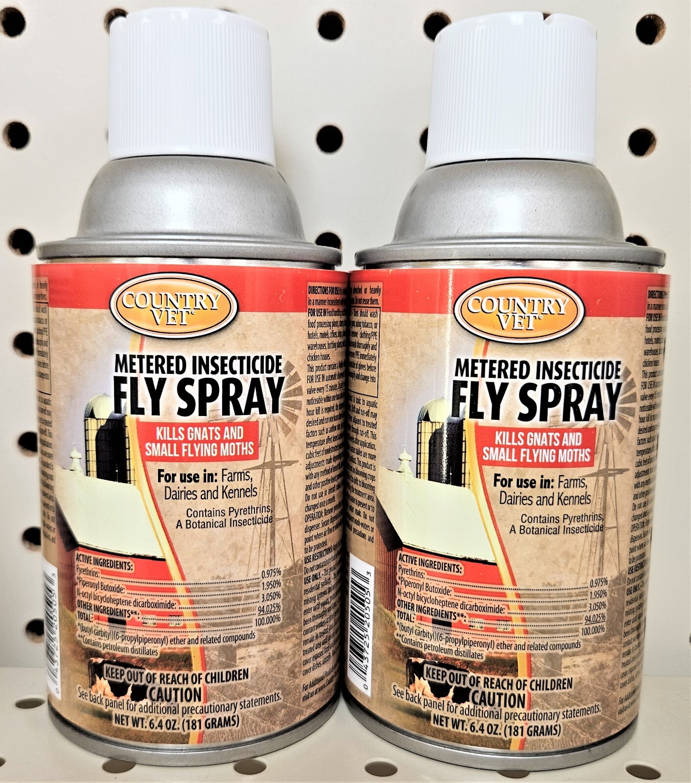 Country Vet Metered Insecticide Fly Spray 6.4oz 2 pack Country Vet Metered Insecticide Fly Spray 6.4oz 2 pack