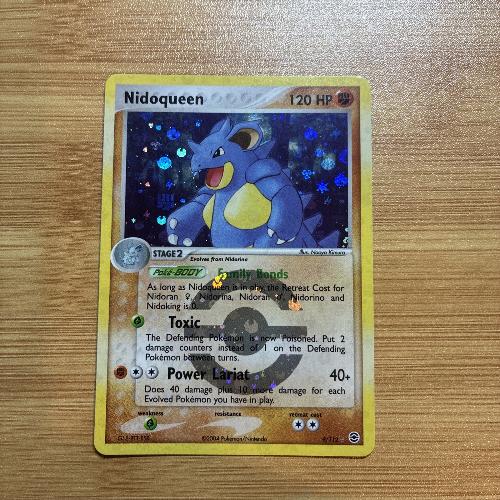 Pokémon TCG Reverse Holo Nidoqueen 2004 9/112 Near Mint Lightly Played NMLP Pokémon TCG Reverse Holo Nidoqueen 2004 9/112 Near Mint Lightly Played NMLP