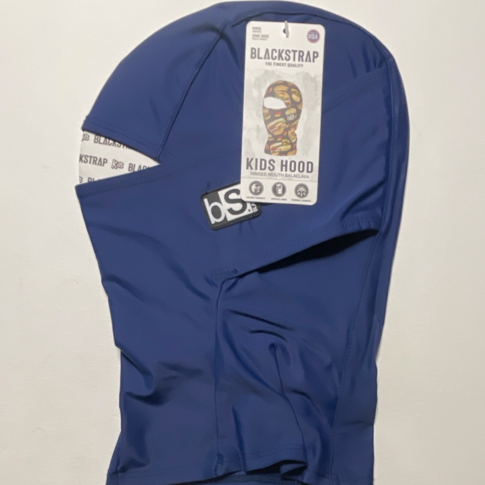 BlackStrap Kids Hood Hinged Mouth Balaclava Breathable Thermal Blue One Size BlackStrap Kids Hood Hinged Mouth Balaclava Breathable Thermal Blue One Size
