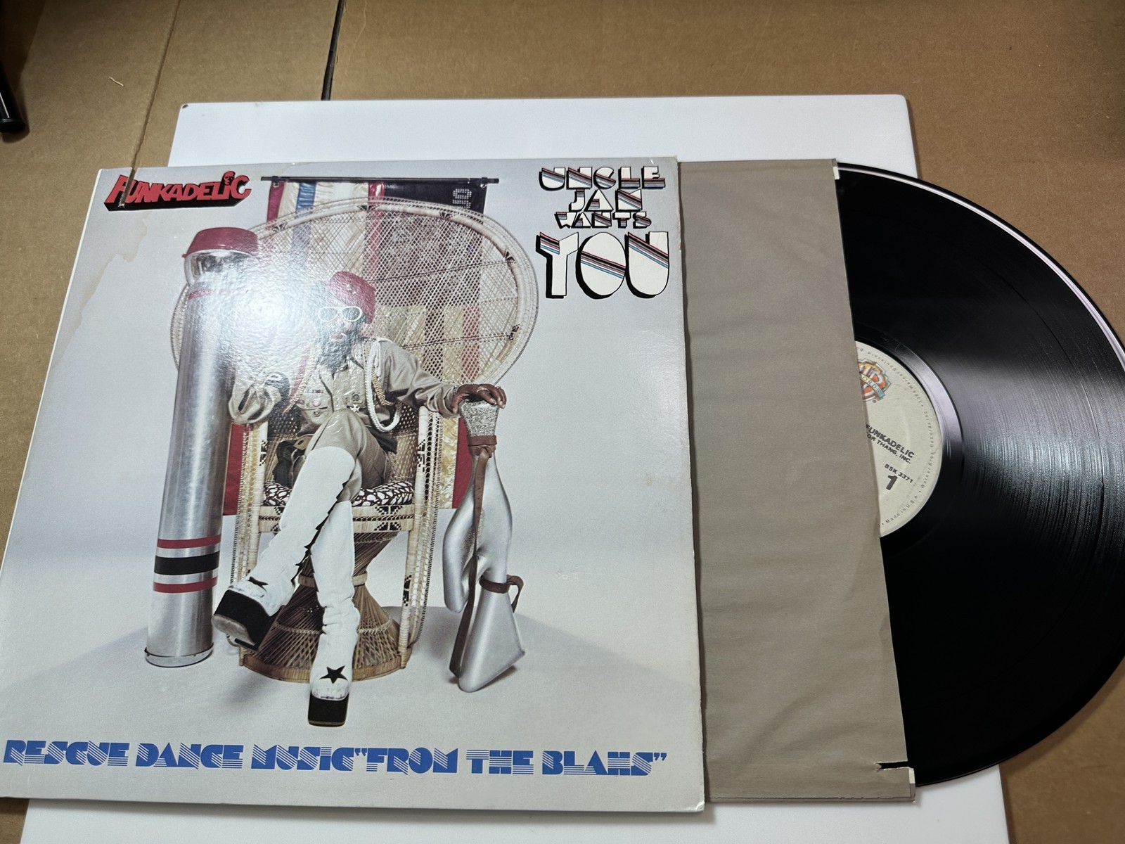 Uncle Jam Wants You LP Vinyl Record Funkadelic Warner Bros BSK 3371