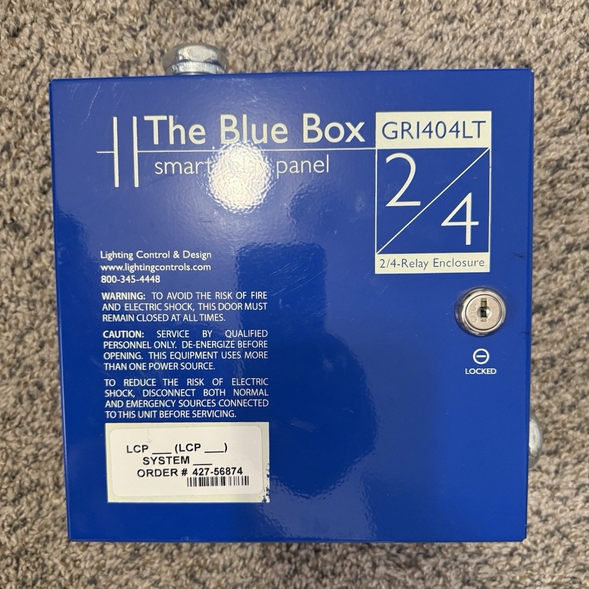 The Blue Box LT Smart Relay panel ~GR1404LT~ used with/ Keys